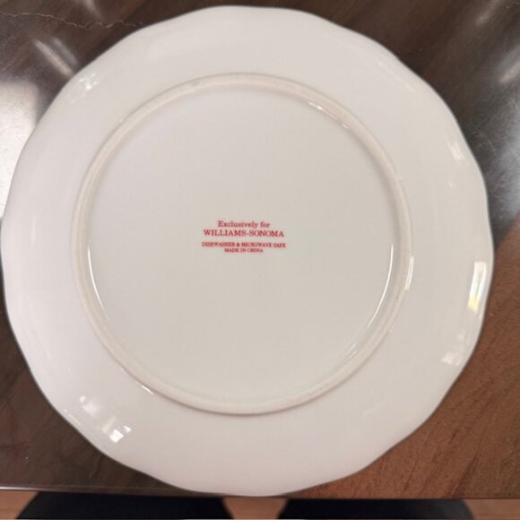 William Sonoma Twas the Night Before Xmas salad plate - Picture 3 of 4